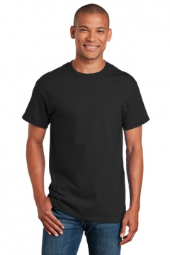 Unisex Tee Shirt Black including One Pop-Up Embroidered Logo